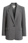 Open Edit The Icon Relaxed Blazer In Gray