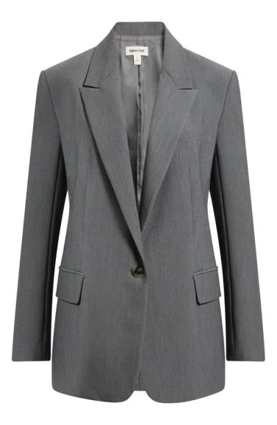 Open Edit The Icon Relaxed Blazer In Gray