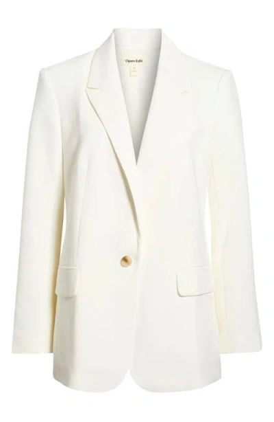 Open Edit The Icon Relaxed Blazer In White