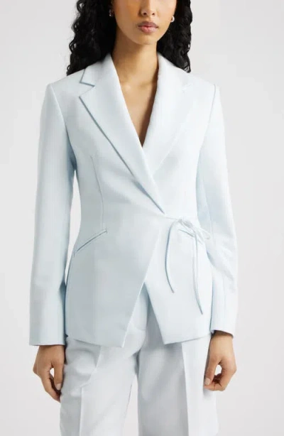 Open Edit The Icon Side Tie Blazer In Blue