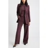 Open Edit The Icon Trousers In Burgundy