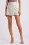 Open Edit The Icon Wrap Front Skort In Beige Pumice