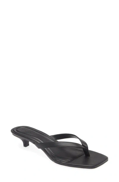 Open Edit Tori Kitten Heel Sandal In Black