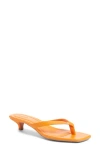Open Edit Tori Kitten Heel Sandal In Orange Zest
