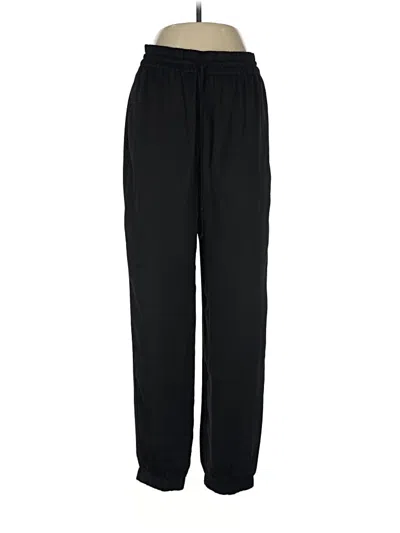 Pre-owned Open Edit Track Pants In Black