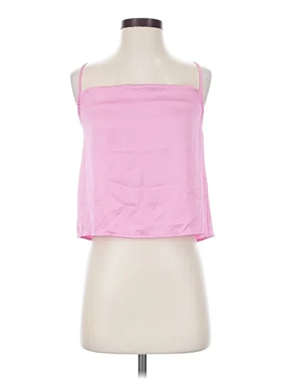 Pre-owned Open Edit Tube Top Pink Strapless Neckline Tops