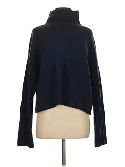 Pre-owned Open Edit Turtleneck Sweater In Blue