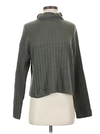 Pre-owned Open Edit Turtleneck Sweater In Gray