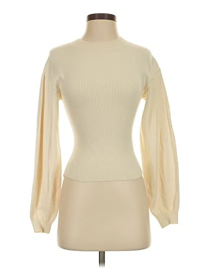 Pre-owned Open Edit Turtleneck Sweater In Ivory