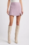 Open Edit Tweed Miniskirt