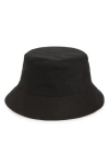 Open Edit Twill Bucket Hat In Black