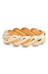 Open Edit Twisted Bangle In Gold