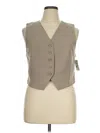Open Edit Vest In Gray
