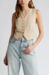 OPEN EDIT WAISTCOAT VEST