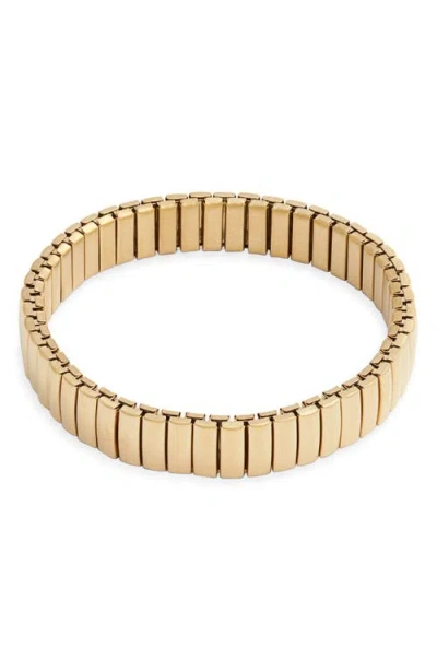 Open Edit Watchband Stretch Bracelet In Gold