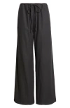 Open Edit Wide Leg Linen Pants