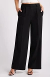 Open Edit Wide Leg Pants In Black