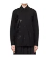 Open Yy Argyle Button Down Shirt In Black
