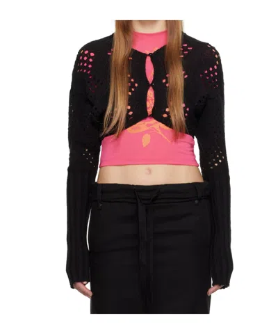 OPEN YY ARGYLE CARDIGAN