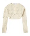 Open Yy Argyle Pattern Cardigan In Neutral