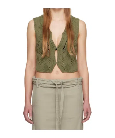 OPEN YY ARGYLE VEST