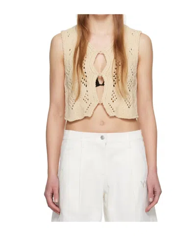 OPEN YY ARGYLE VEST