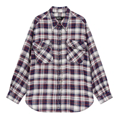 Open Yy Beaded Pocket Shirt In Multi