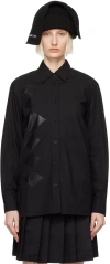 Open Yy Argyle Button Down Shirt In Black