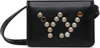 Open Yy Black Micro Stud Wallet Bag In Black