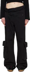 Open Yy Ssense Exclusive Black Maxi Skirt In Black