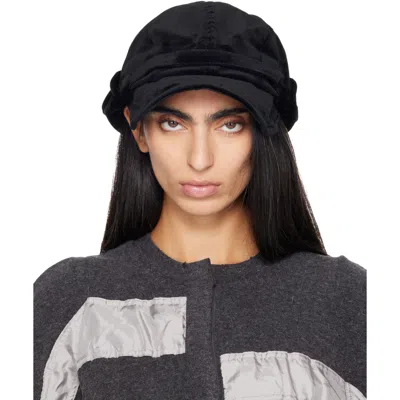 Open Yy Black Wire Bucket Beret Cap