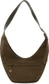 Open Yy Brown Curve Crossbody Bag In Brown