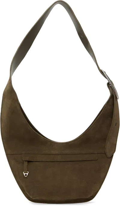 Open Yy Brown Curve Crossbody Bag