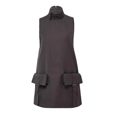 Open Yy Cargo Pocket Mini Dress In Purple