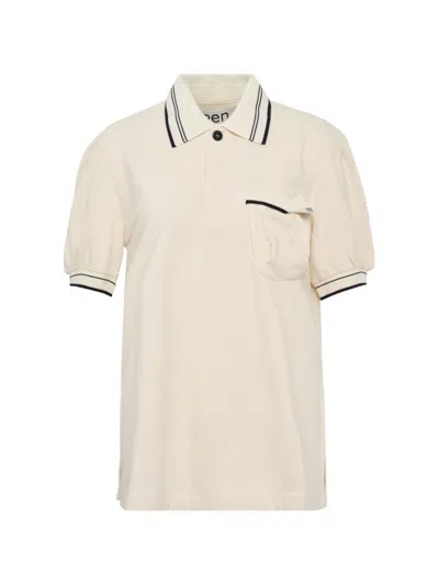 Open Yy Short-sleeved Polo Shirt In Neutral