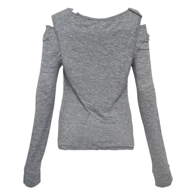 Open Yy Convertible Hook Top Dress In Gray