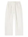 Open Yy Cotton Palazzo Trousers In White