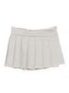 Open Yy Distressed Wrap Skirt In Gray