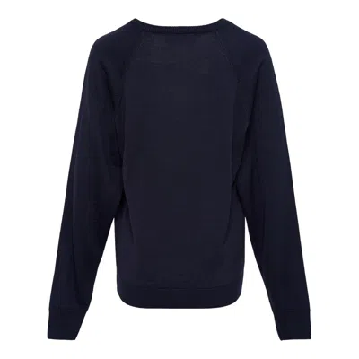 Open Yy Dog Graphic Knit Top In Blue