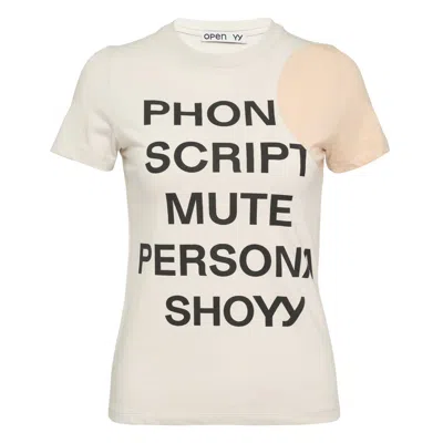 OPEN YY DOT TYPO TEE