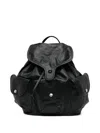 Open Yy Drawstring Backpack In Black