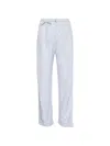 Open Yy Drawstring Convertible Track Pants In White
