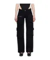 Open Yy Faded Jeans In Black