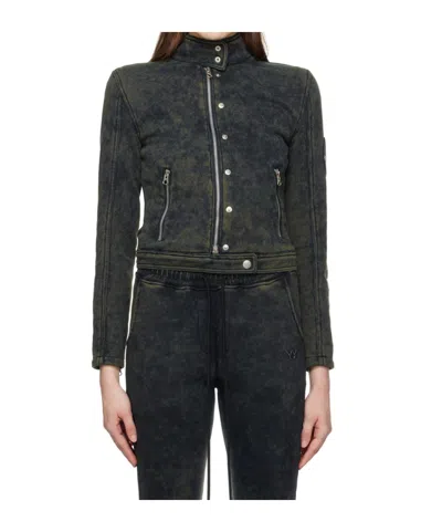 OPEN YY FADED MOTORCYCLE JACKET