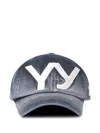 Open Yy Gradient Ball Cap In Black