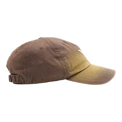 Open Yy Gradient Ball Cap In Brown