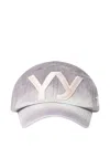 Open Yy Gradient Baseball Cap In Gray