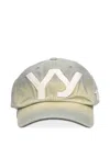 Open Yy Gradient Logo-patch Cap In Gray