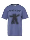 Open Yy Graphic-print T-shirt In Blue