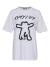 Open Yy Graphic-print T-shirt In White